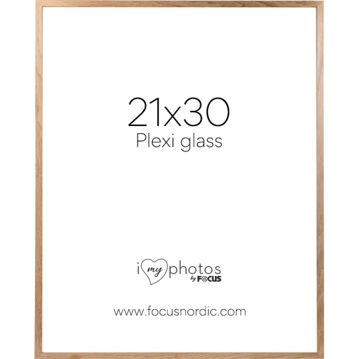 Photo Frames - FOCUS SOUL OAK VENEER 21X30 PLEXI 123177 - quick order from manufacturer