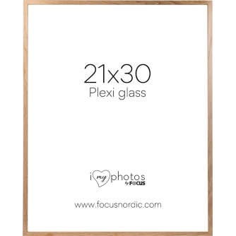 Photo Frames - FOCUS SOUL OAK VENEER 21X30 PLEXI 123177 - quick order from manufacturer