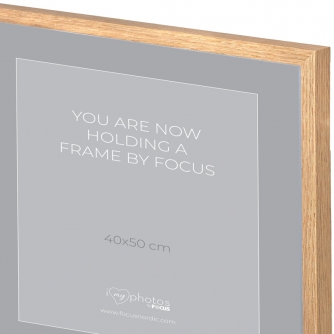 Photo Frames - FOCUS SOUL OAK VENEER 30X40 PLEXI 123178 - quick order from manufacturer