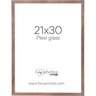 Photo Frames - FOCUS SOUL WALNUT VENEER 21X30 PLEXI 123181 - quick order from manufacturer