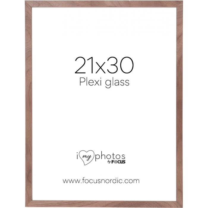 Photo Frames - FOCUS SOUL WALNUT VENEER 21X30 PLEXI 123181 - quick order from manufacturer