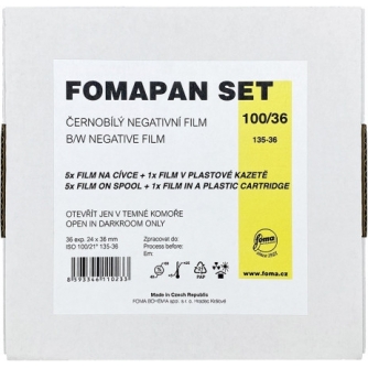 Photo films - Foma film Fomapan 100/36 Set 6 filmi + cartrige V11023 - quick order from manufacturer