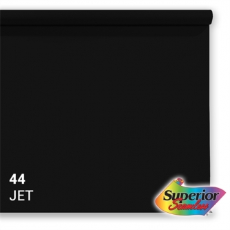 Superior Background Paper 44 Jet Black 2.72 x 25m