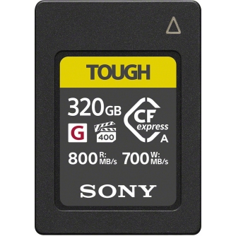 Atmiņas kartes - Sony atmiņas karte CFexpress 320GB, A tipa, cieta CEAG320T.SYM - ātri pasūtīt no ražotāja