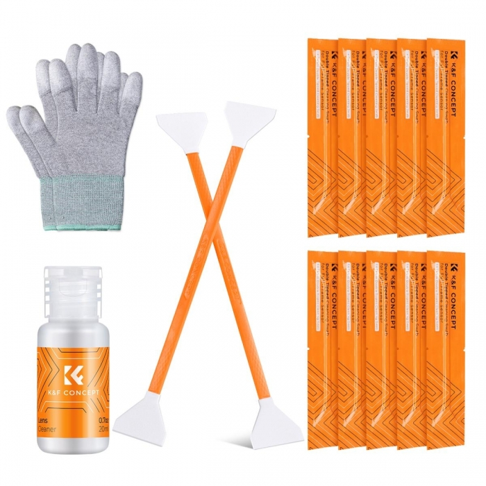 Cleaning Products - K&F Concept 2 in 1 kit 24 mm Double-Headed Cleaning Stick Set for CMOS APS-C Frame Sensor SKU.1961 - quick order from manufacturer