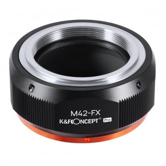 Adapters for lens - K&F Concept M42 to Fuji X Lens Mount Adapter for M42 Screw Mount Lens to Fujifilm Fuji X-Series KF06.434 - quick order from manufacturer