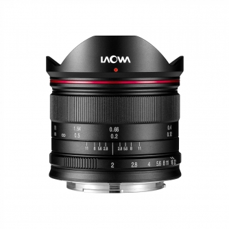 Mirrorless Lenses - Lens Venus Optics Laowa C-Dreamer Lightweight 7.5mm f/2.0 for Micro 4/3 - Black - quick order from manufacturer