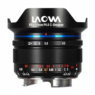 Tālmēra objektīvi - Laowa 11 mm f/4,5 FF RL for Leica M Black - ātri pasūtīt no ražotāja