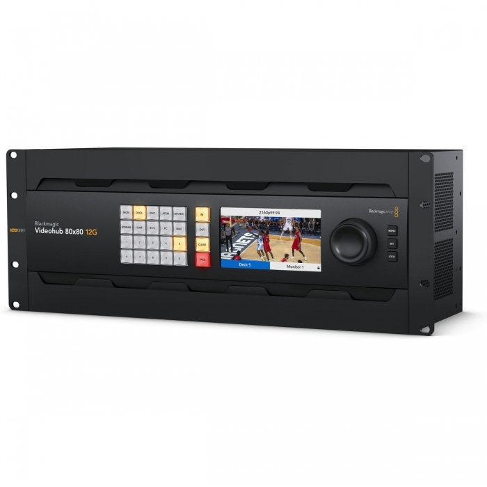 Video mikseri - Blackmagic Videohub 80x80 12G SDI Router with LCD - ātri pasūtīt no ražotāja