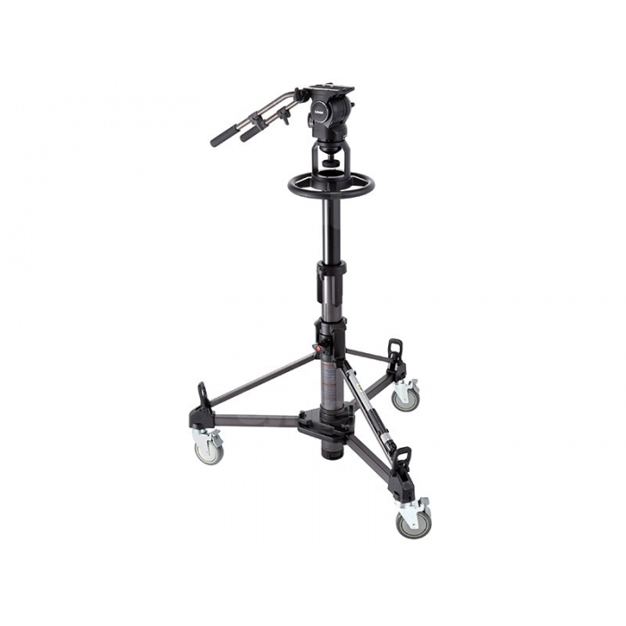 Tripod Accessories - Libec RSP-750PD(B) Pedestal System with RHP75 Fluid Head - quick order from manufacturer