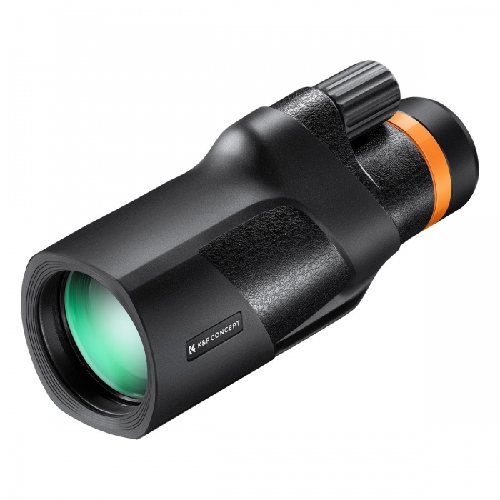 Optiskie tēmekļi - K&F Concept 12*50 BAK4 High Checklist Monoculars with Aka Dovetail Slot Black KF33.072 - ātri pasūtīt no ražotāja