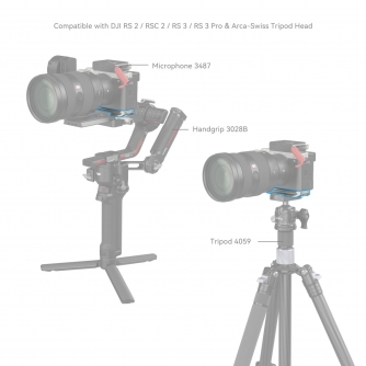 Rigu aksesuāri - SMALLRIG 4439 BOTTOM MOUNT PLATE FOR SONY A7CII / A7CR (SILVER) 4439 - ātri pasūtīt no ražotāja