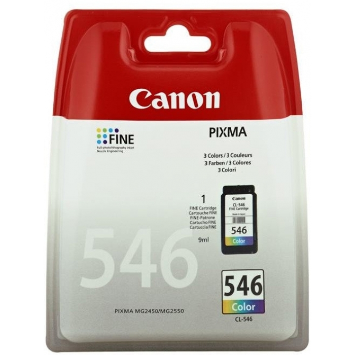 Printers and accessories - Canon CL-546 Color Ink Cartridge for PIXMA Printers - quick order from manufacturer