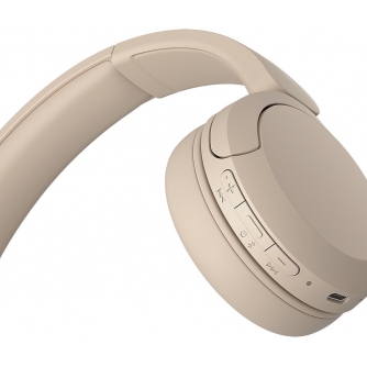 Headphones - Sony wireless headset WH-CH520, beige WHCH520C.CE7 - quick order from manufacturer