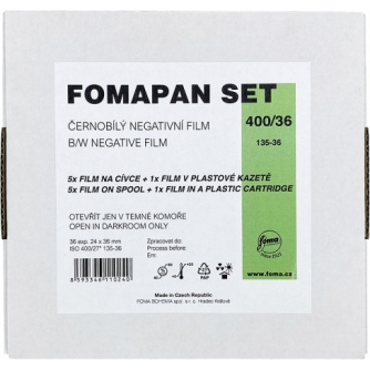 Foto filmiņas - Foma film Fomapan 400/36 Set 6 films + cartrige V11024 - быстрый заказ от производителя