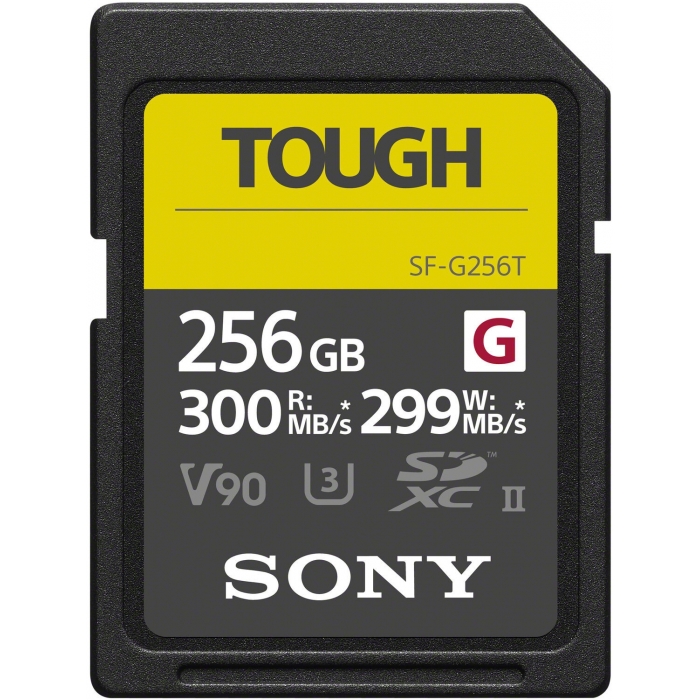 Atmiņas kartes - Sony atmiņas karte SDXC 256GB G Tough UHS-II C10 V90 SFG256T.SYM - ātri pasūtīt no ražotāja