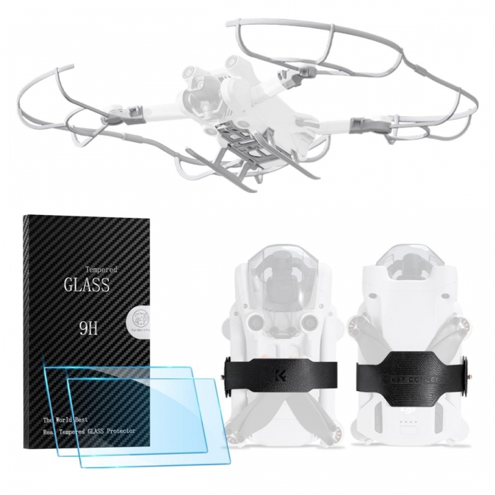 Turētāji - K&F Concept DJI Mini 3 PRO Protective Film for Remote Control with Screen (pack of 2 pieces) SKU.1980 - ātri pasūtīt no ražotāja