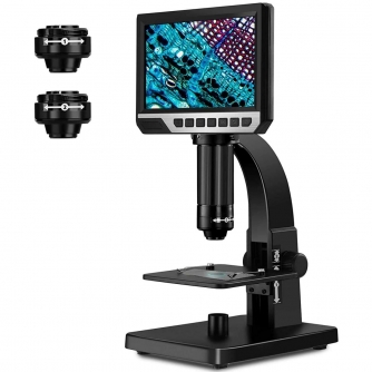 Microscopes - K&F Concept LCD Digital Microscope, 7" IPS Display, 1080P, 50x-2000X Magnification Biological Microscope GW45.0029 - quick order from manufacturer