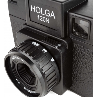 Film Cameras - Holga 120N Black Camera with 60mm Lens - quick order from manufacturer