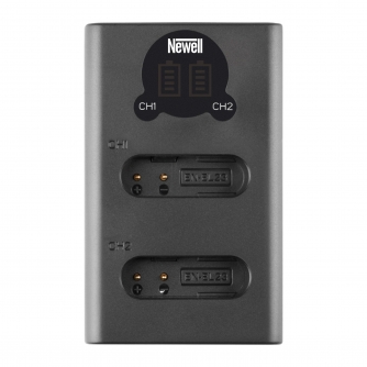 Kameras bateriju lādētāji - Newell DL-USB-C dual channel charger for EN-EL23 - ātri pasūtīt no ražotāja