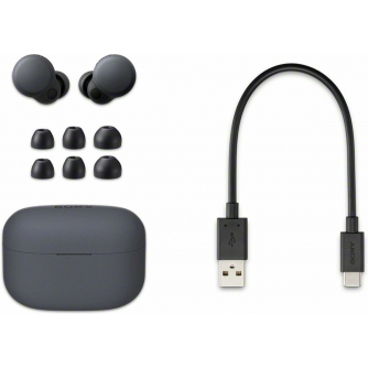 Headphones - Sony wireless earbuds LinkBuds S WF-LS900, black WFLS900NB.CE7 - quick order from manufacturer