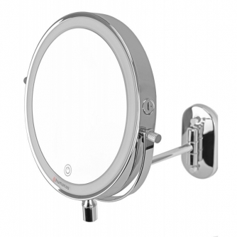 Make-up Mirror - Humanas HS-BM01 bathroom mirror with LED backlight - silver - quick order from manufacturer