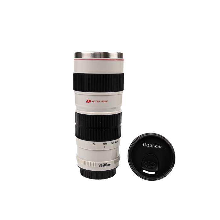 Photography Gift - Drinking Cup 70-200 Lens white with Drinking Opening - buy today in store and with delivery