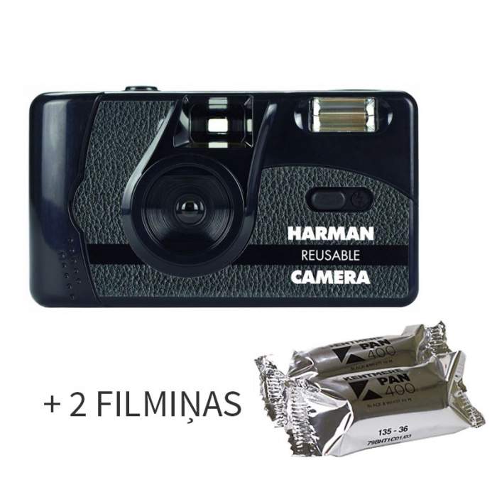 Больше не производится - Набор многоразовых фотоаппаратов Harman 35 мм filmu camera ar 2 filmām