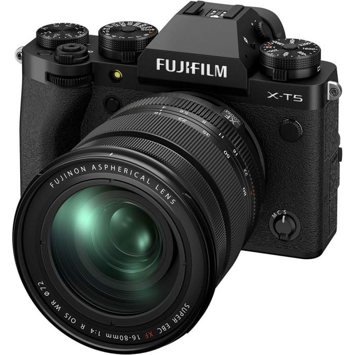 Mirrorless Cameras - Fujifilm X-T5 mirrorless camera XF16-80mm F4 R OIS WR Black - quick order from manufacturer