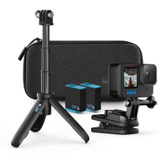 Sporta kameras - GoPro HERO10 Black Bundle w Shorty, Magnetic Clip, Papildus 2 baterijas komplektā - ātri pasūtīt no ražotāja