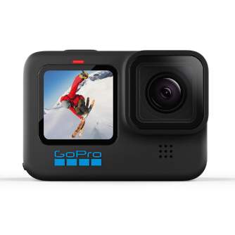 Sporta kameras - GoPro HERO10 Black Bundle w Shorty, Magnetic Clip, Papildus 2 baterijas komplektā - ātri pasūtīt no ražotāja