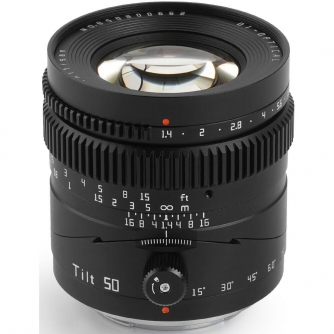 SLR Objektīvi - Ttartisan Tilt 50mm f/1.4 Lens for Full Frame Cameras - ātri pasūtīt no ražotāja