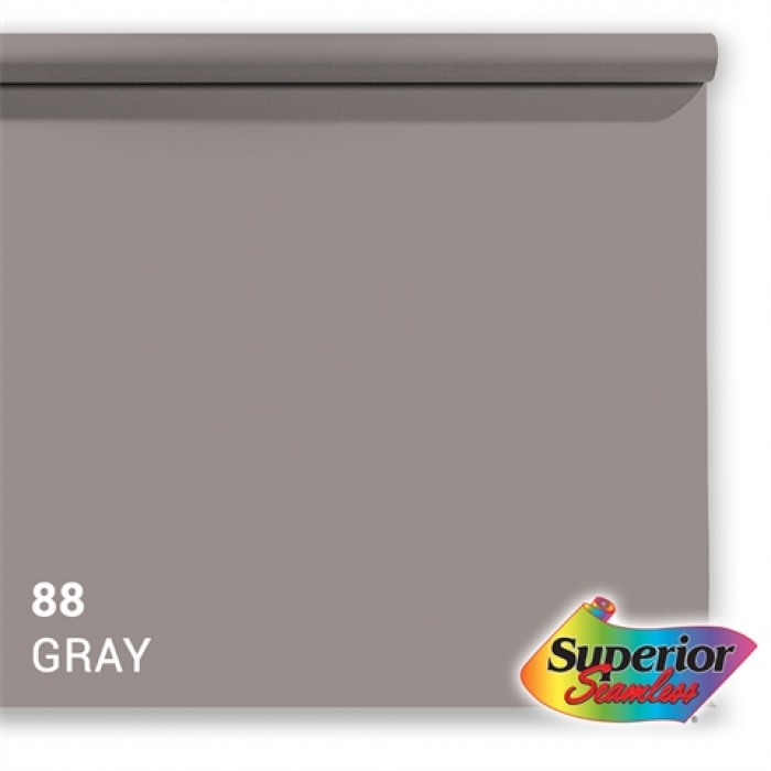 Backgrounds - Superior Background Paper 88 Grey 3.56 x 30.5m - quick order from manufacturer