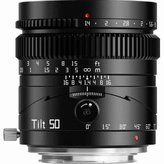 Objektīvi bezspoguļa kamerām - Ttartisan tilt 50mm f1.4 nikon z - ātri pasūtīt no ražotāja