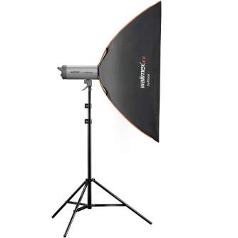 Softboxes - walimex pro Softbox PLUS Orange Line 80x120 - quick order from manufacturer