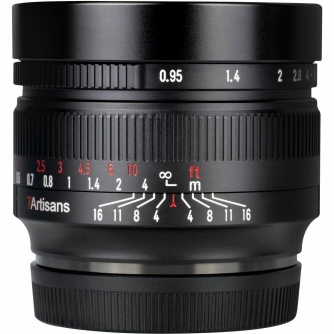 SLR Objektīvi - 7Artisans 50mm F0.95 Lens for Nikon Z (A008B-Z) - ātri pasūtīt no ražotāja
