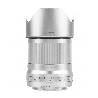 Mirrorless Lenses - Viltrox AF 33mm F1.4 Nikon Z Mount Silver - quick order from manufacturer