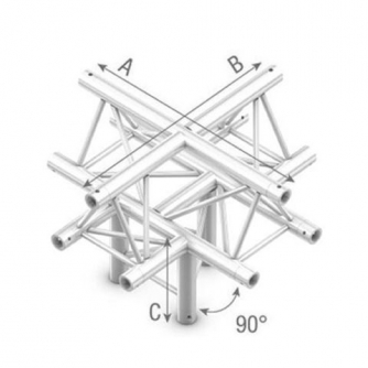 StudiokingTrussT-Cross90Degree5WayApexUp