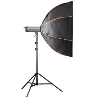 Softboxes - walimex pro Octagon Softbox PLUS Orange Line 120 - quick order from manufacturer