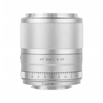 Objektīvi bezspoguļa kamerām - Viltrox AF 56mm F1.4 STM Fuji X Silver - ātri pasūtīt no ražotāja