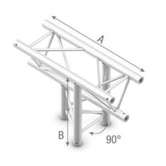 StudiokingTrussT-Cross90Degrees3WayApexUpDown