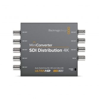 Signāla kodētāji, pārveidotāji - Blackmagic Design Mini Converter SDI Distribution 4K CONVMSDIDA4K - ātri pasūtīt no ražotāja