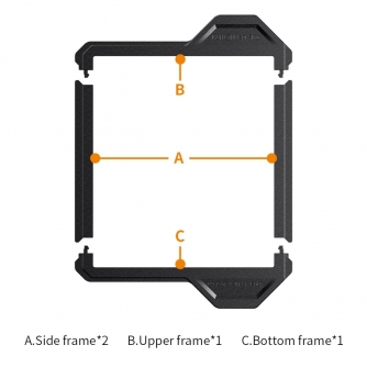 Kvadrātiskie filtri - K&F Concept 100*100mm Lens Protection Bracket 2pcs Nano x-pro Series KF31.038 - ātri pasūtīt no ražotāja