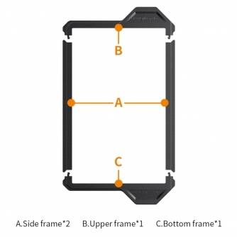 Square and Rectangular Filters - K&F Concept 100*150mm Lens Protection Bracket 2pcs Nano x-pro Series KF31.039 - quick order from manufacturer