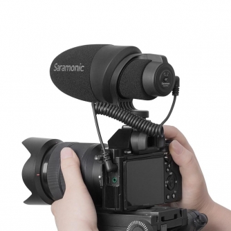 Videokameru mikrofoni - Микрофон Saramonic CamMic для DSLR, фотоаппаратов и смартфонов - быстрый заказ от производителя