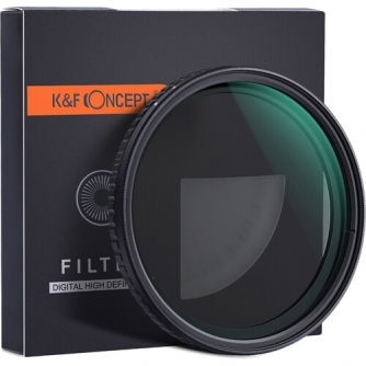 ND neitrāla blīvuma filtri - K&F Concept 43MM Nano-X Variable/Fader ND Filter, ND2~ND32, W/O Black Cross with 3pcs cleaning cloths KF01.1164V1 - ātri pasūtīt no ražotāja