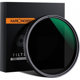 Neutral Density Filters - K&F Concept 58MM MV36 Slim Variable/Fader NDX, ND8~ND2000, Waterproof, Anti - quick order from manufacturer