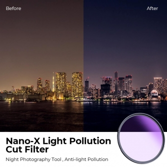 Night Filters - K&F Concept 72MM XK44 Natural Night Filter, HD, Waterproof, Anti Scratch, Green - quick order from manufacturer