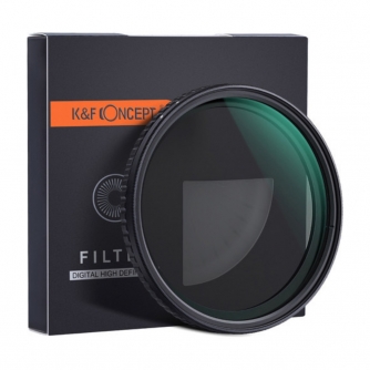 ND neitrāla blīvuma filtri - K&F Concept 67MM Nano-X Variable/Fader ND Filter, ND2~ND32, W/O Black Cross - ātri pasūtīt no ražotāja