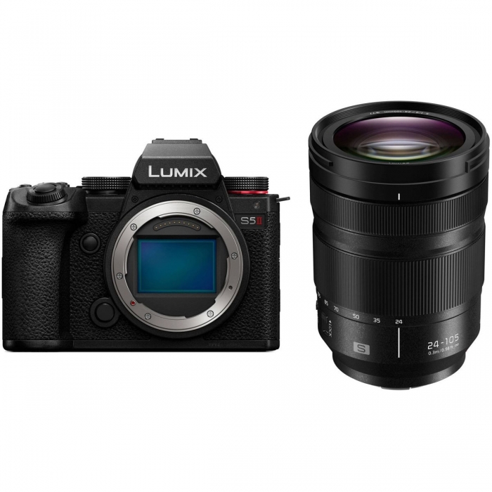 Pro video kameras - Panasonic LUMIX S5 Mark II with 24-105mm Lens - ātri pasūtīt no ražotāja